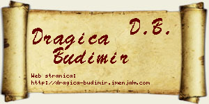 Dragica Budimir vizit kartica